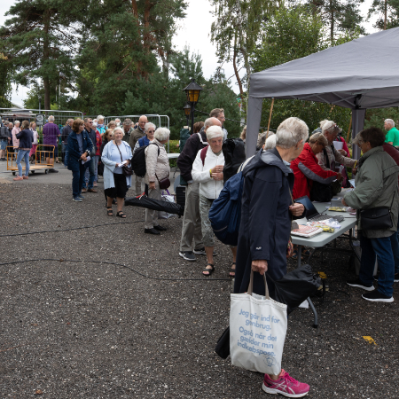 kø Kø ved indgangen