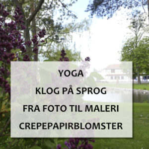 Højskolen Marielyst med søen i forgrunden