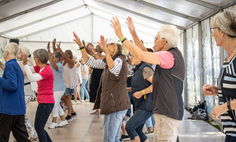 Danseteltet på Seniorfestivalen udvides med diskotek