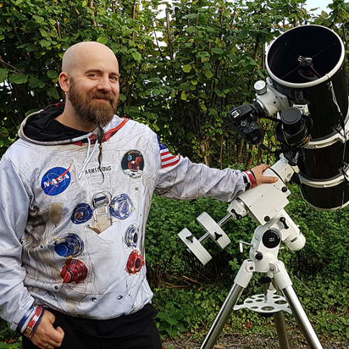 Portræt af astrofotograf Jakob Andersen