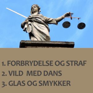 På kurset Marts på Marielyst I skal du vælge imellem forløbene Forbrydelse og straf, Vild med dans og Glas og smykker