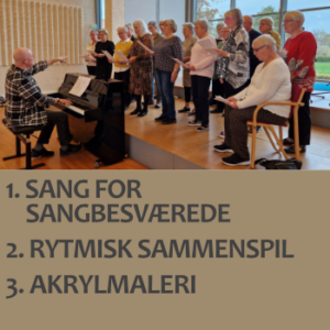 Livsglæde på Marielyst med kursusforløb i sang musik og maleri