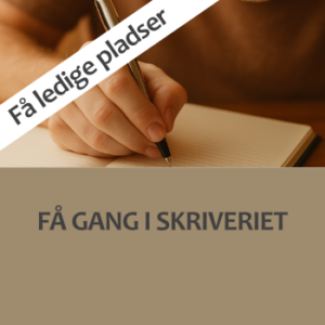 Hold 2026-09A: Få gang i skriveriet 12.-25.4.