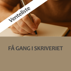 Hold 2026-09A: Få gang i skriveriet 12.-25.4.