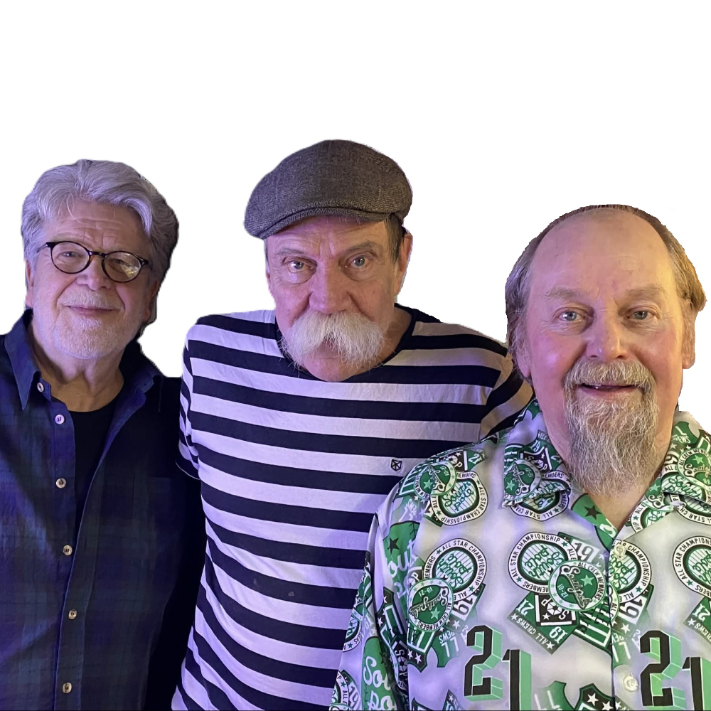 Trioen Blues med Hat og Briller består af Robert Langkilde, Øyvind Ougaard og Søren Rislund